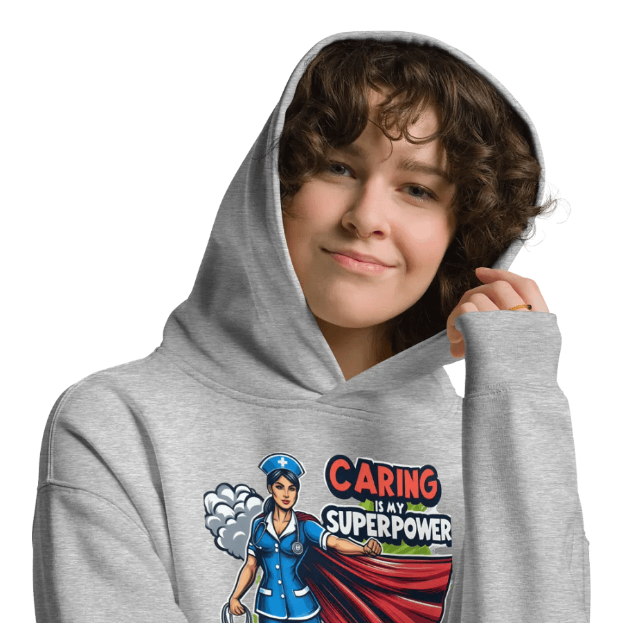 Caring Superhero Nurse Hoodie product image (39)
