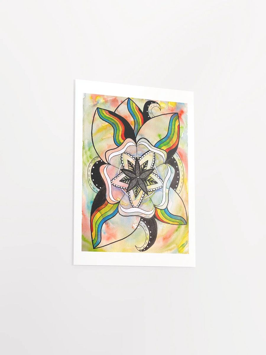 Cosmic Bloom Matte Poster product image (9)