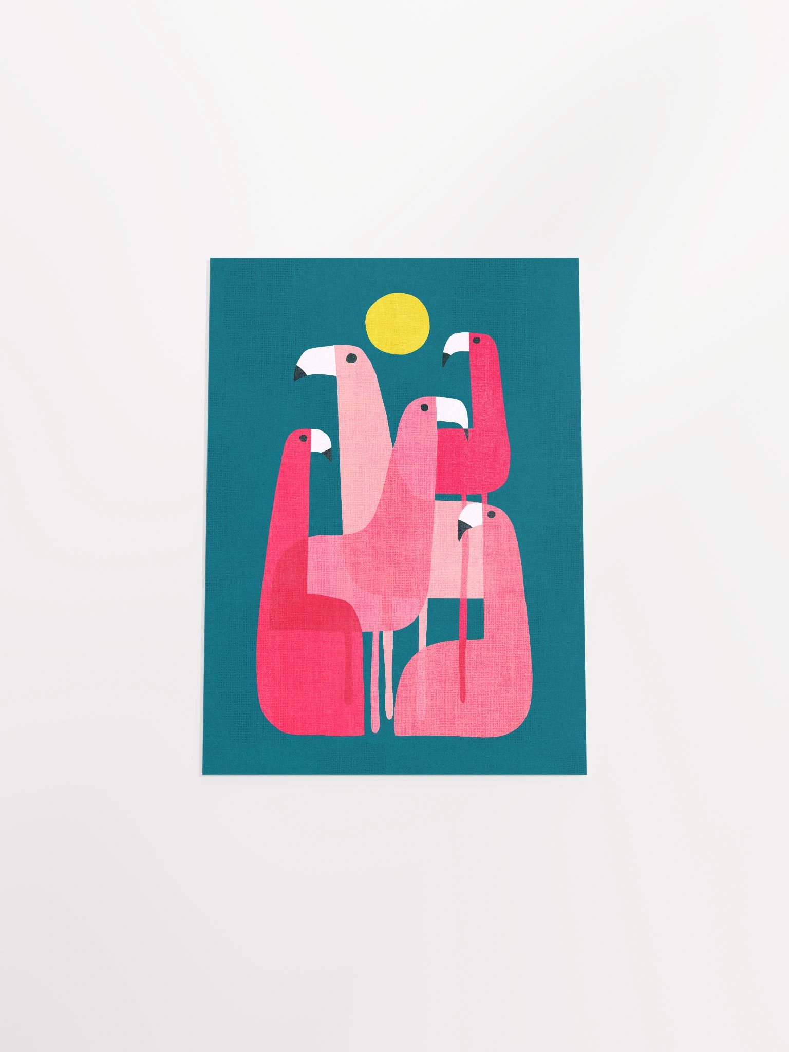 Flamingos art print product image (29)