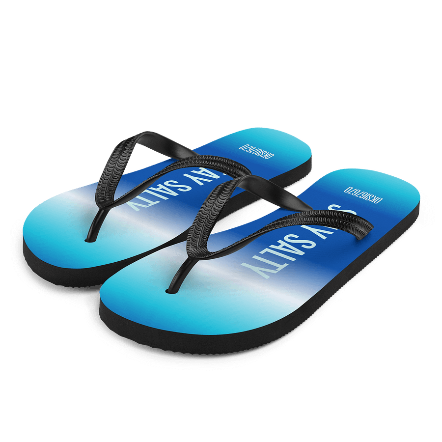 Salty Vibes Custom Flip-Flops product image (1)
