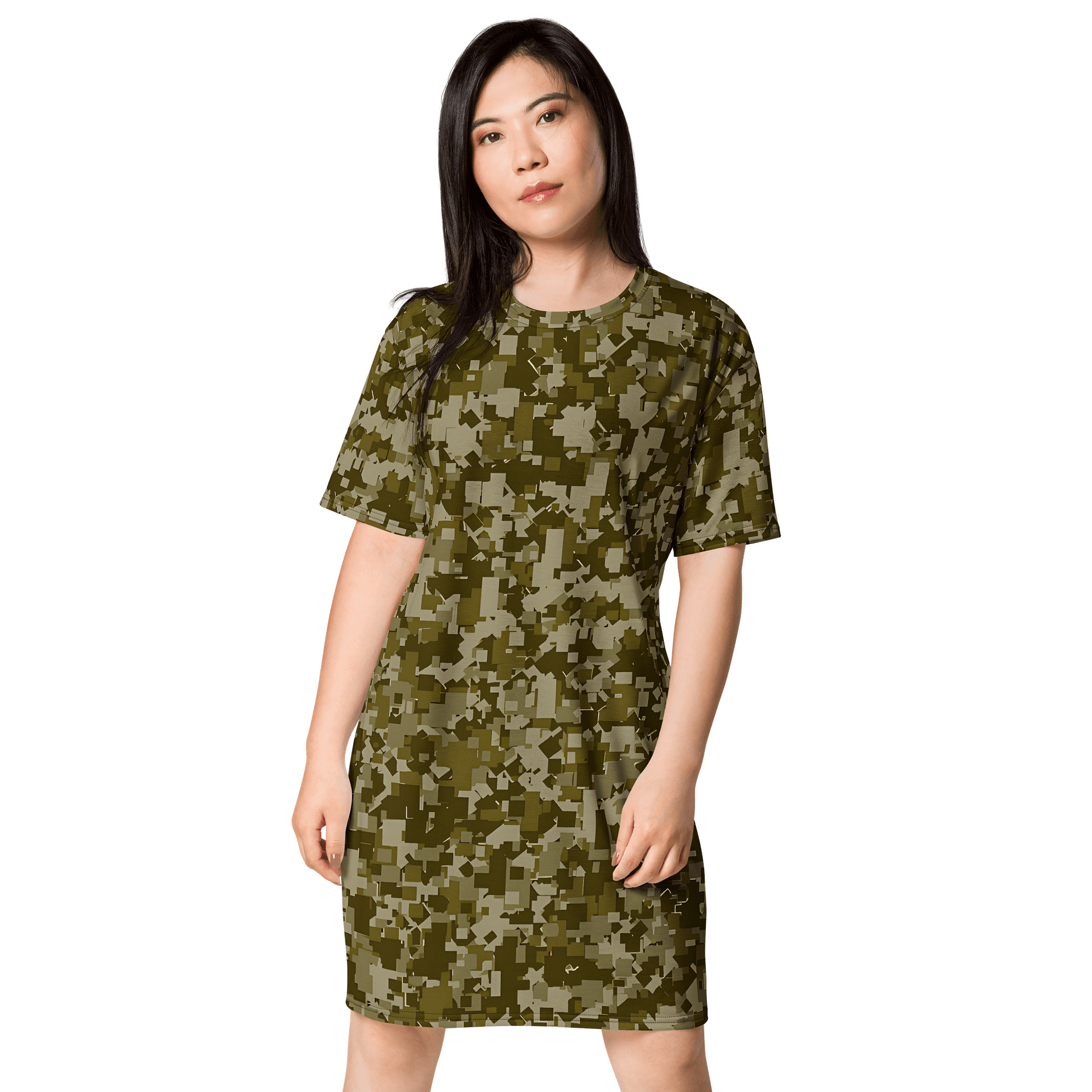 Chic Comfort All-Over T-Shirt Dress product image (1)