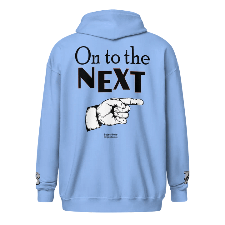 ON TO THE NEXT (Zipper Hoodie - Light) product image (2)