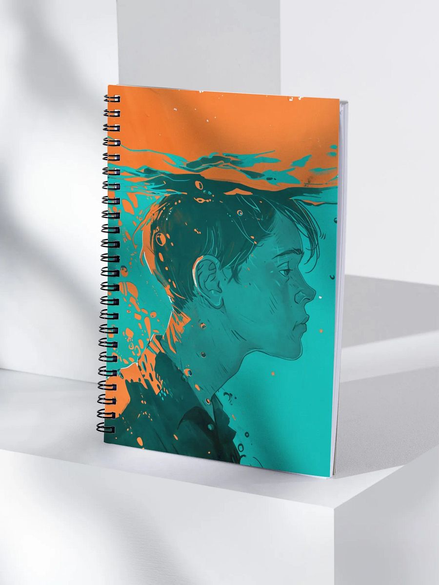 Submerged Serenity Spiral Notebook product image (4)