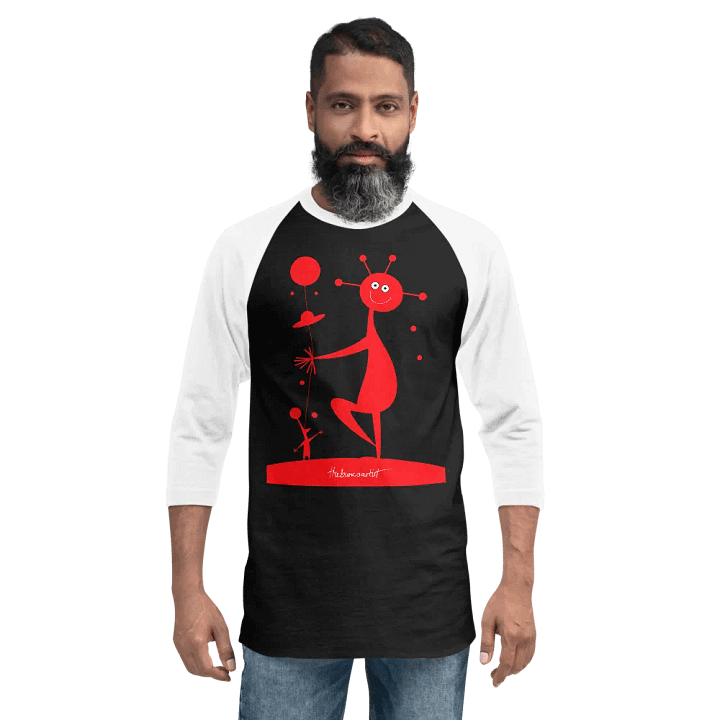 Tultex Fine Jersey Raglan Tee product image (1)