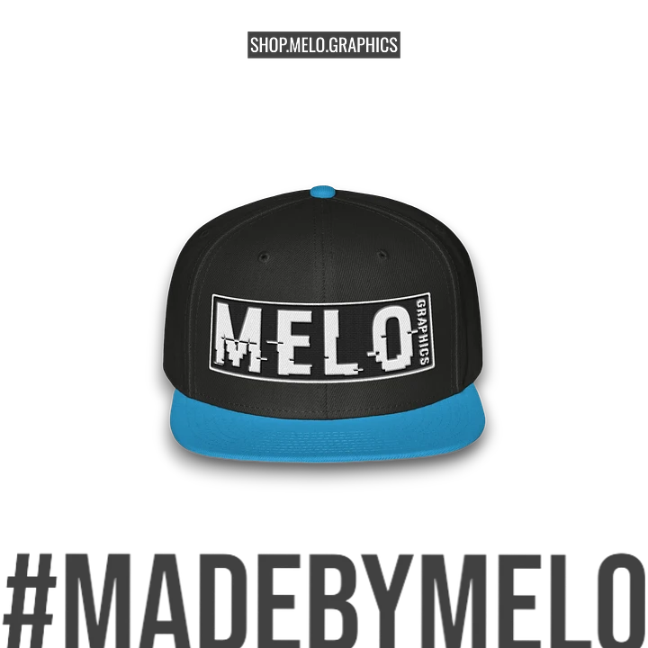 MELOgraphics Classic: Two Tone - Snapback Hat | #MadeByMELO product image (3)