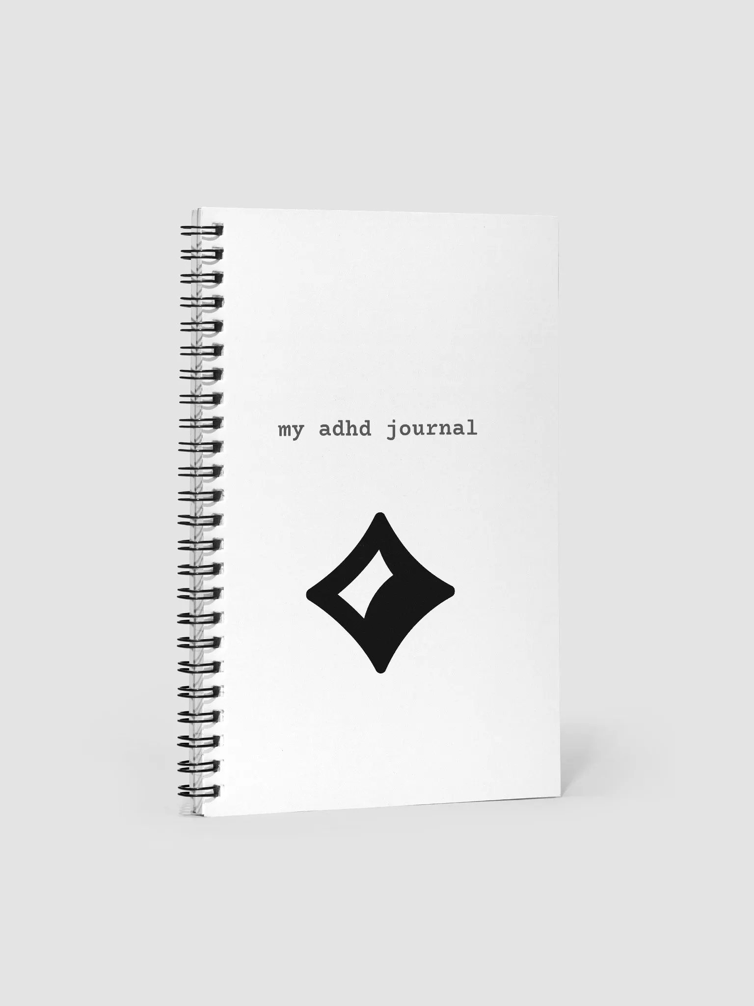 Plain White ADHD Journal product image (1)