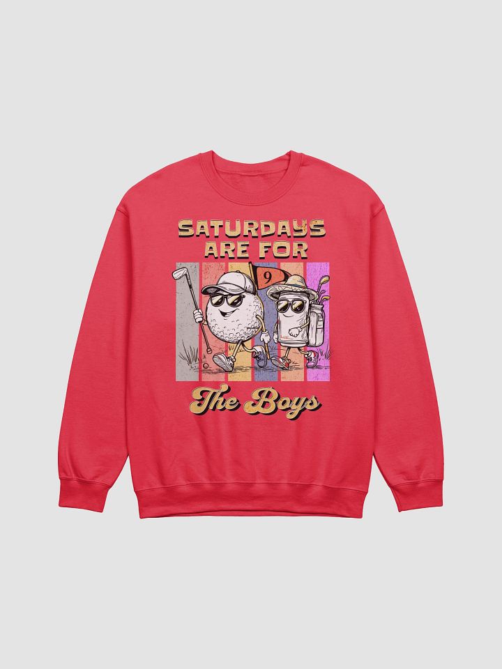 Saturdays Are For The Boys Golfing Crewneck product image (11)