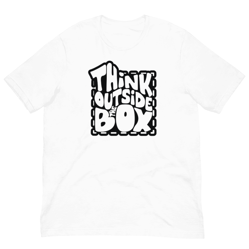 Outside the Box Minimalist Art Tee product image (5)
