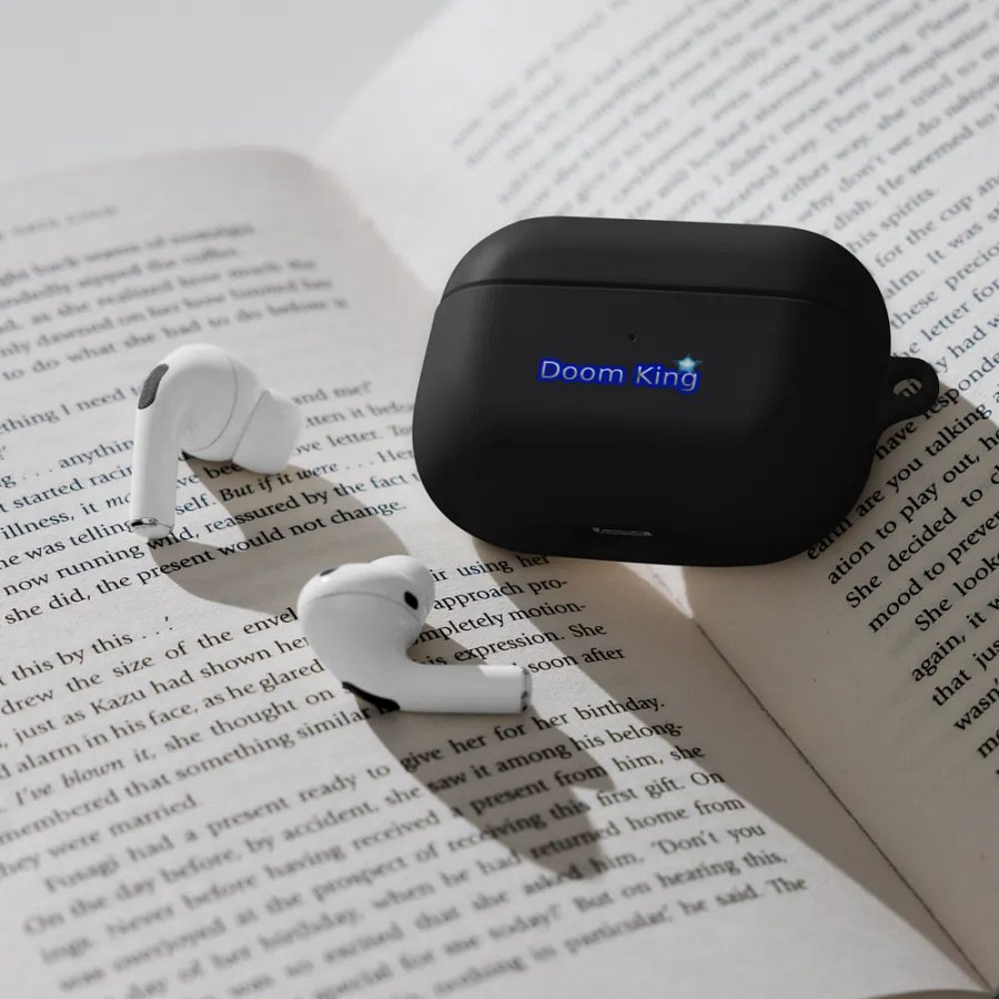 Doom Black Ear pod case product image (4)