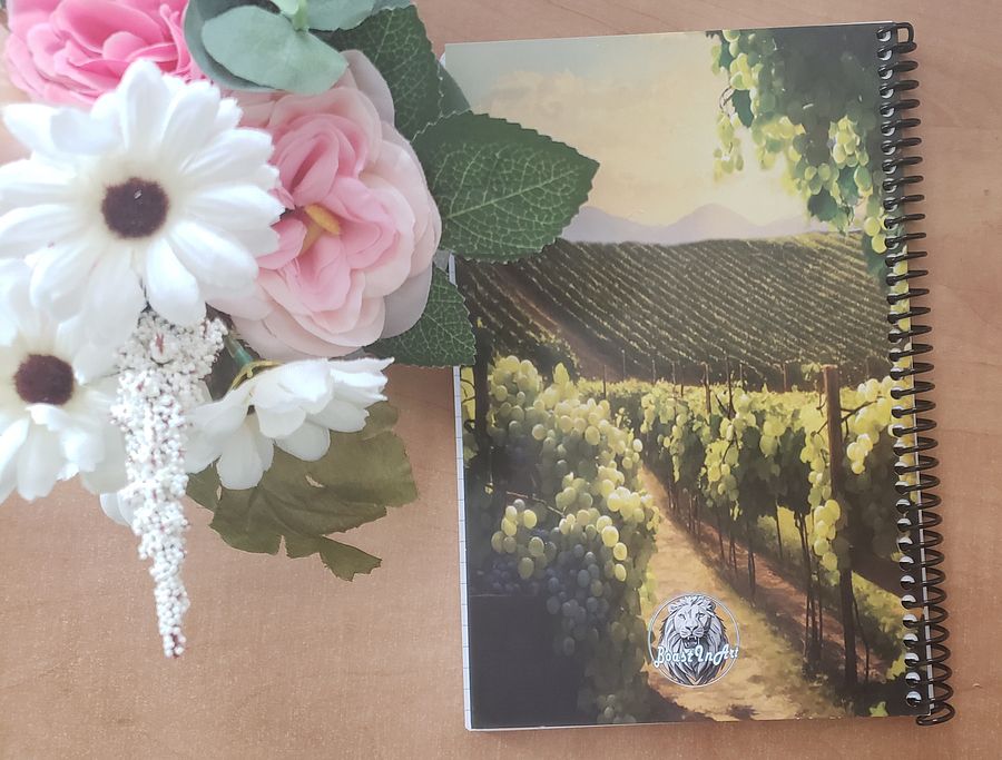 Orchard Notebook | Grapes Fruit Spiral Notebook product image (4)