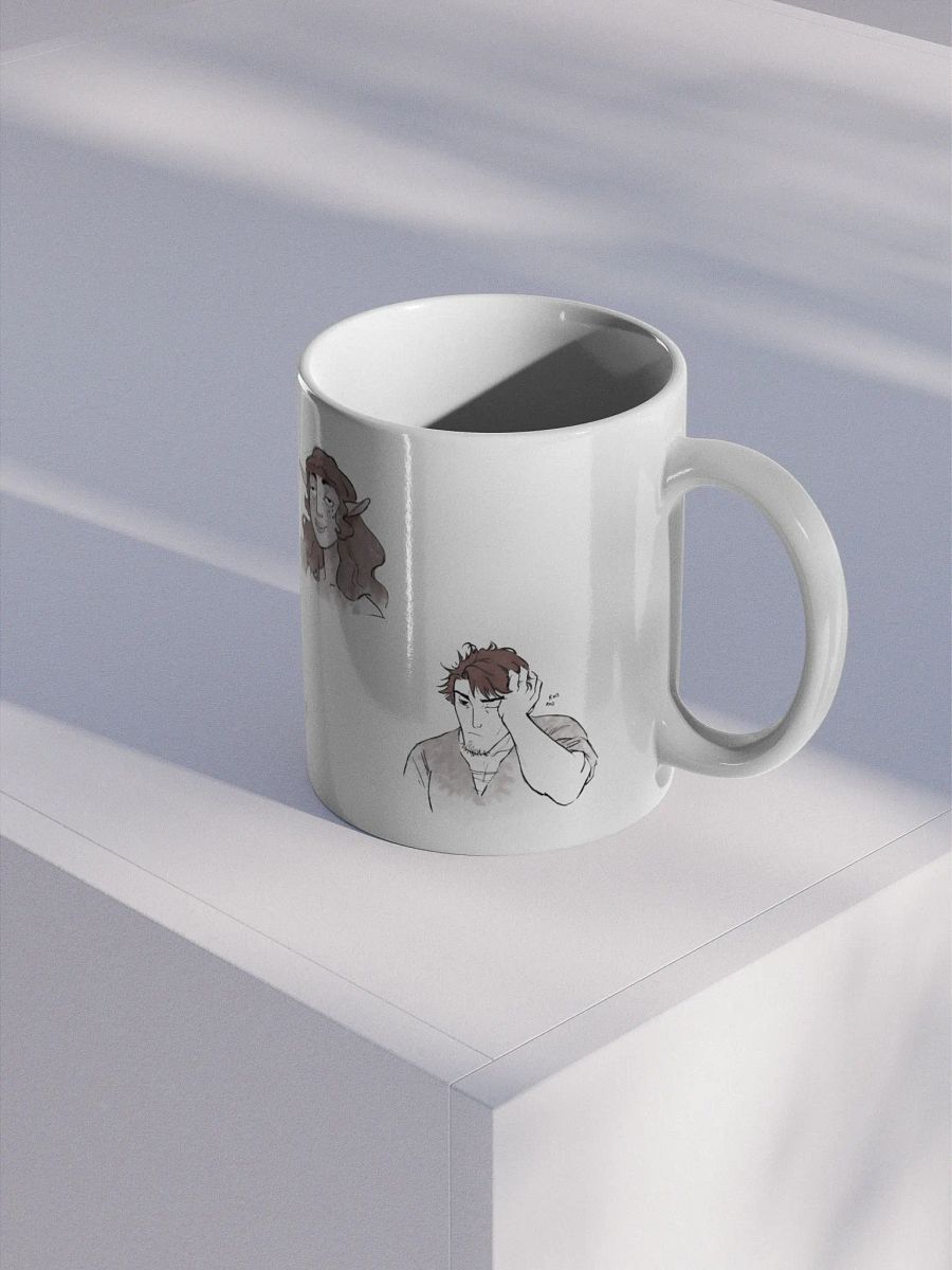 Morning Faces Glossy Mug product image (2)
