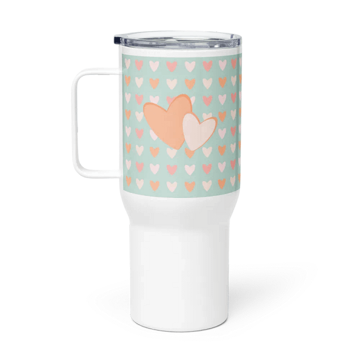 Simply Peachy Travel Mug with Handle product image (1)