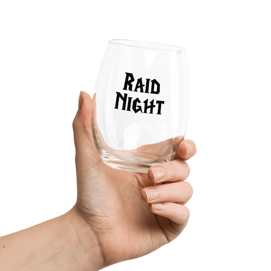 Raid Night | World of Warcraft | Wine Glass product image (11)