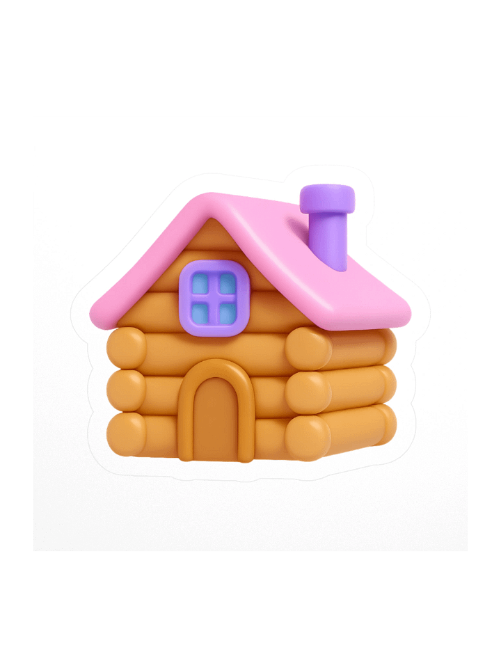 Cozy Cabin Sticker product image (1)