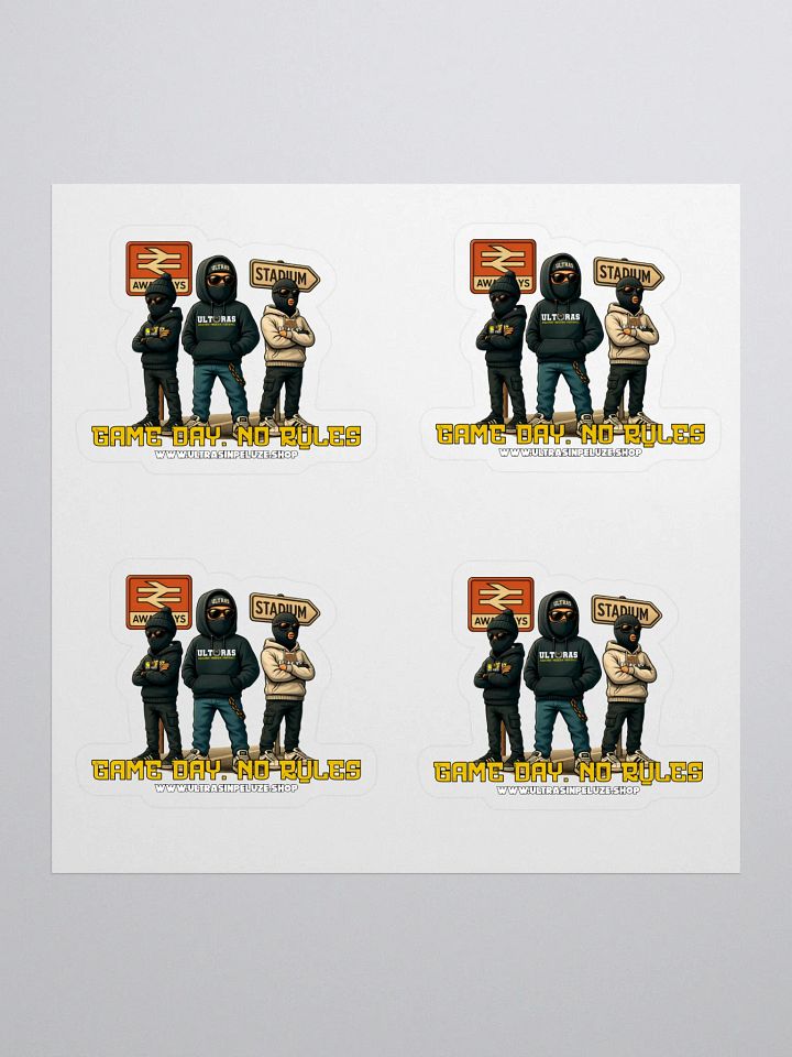 Set 4 stickere Ultras – Game Day. No Rules product image (1)