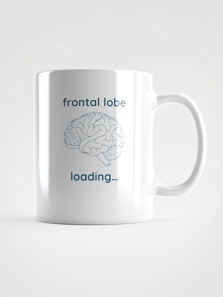 frontal lobe loading... mug (teal) product image (2)