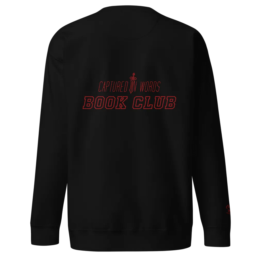 Cotton Premium Sweatshirt - Embroidered CiW logo RED product image (2)