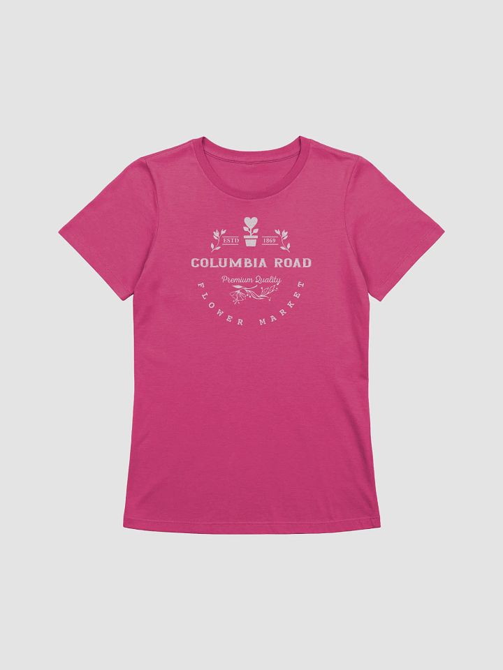Columbia Road Market Women's Relaxed-fit T-Shirt (Pink) product image (1)