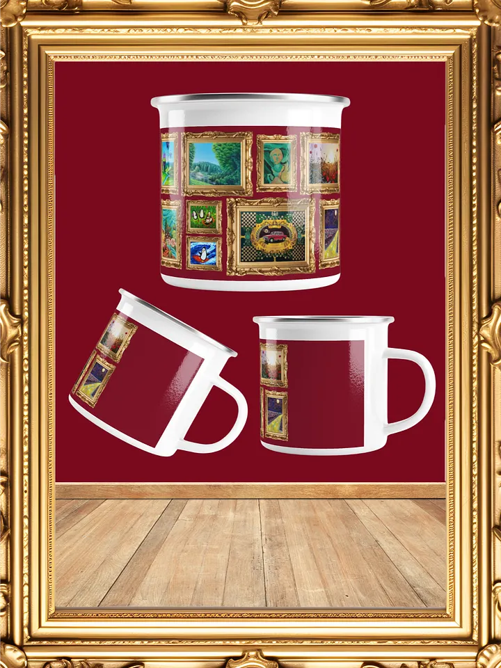 Golden Gallery Collection Enamel Mug product image (2)