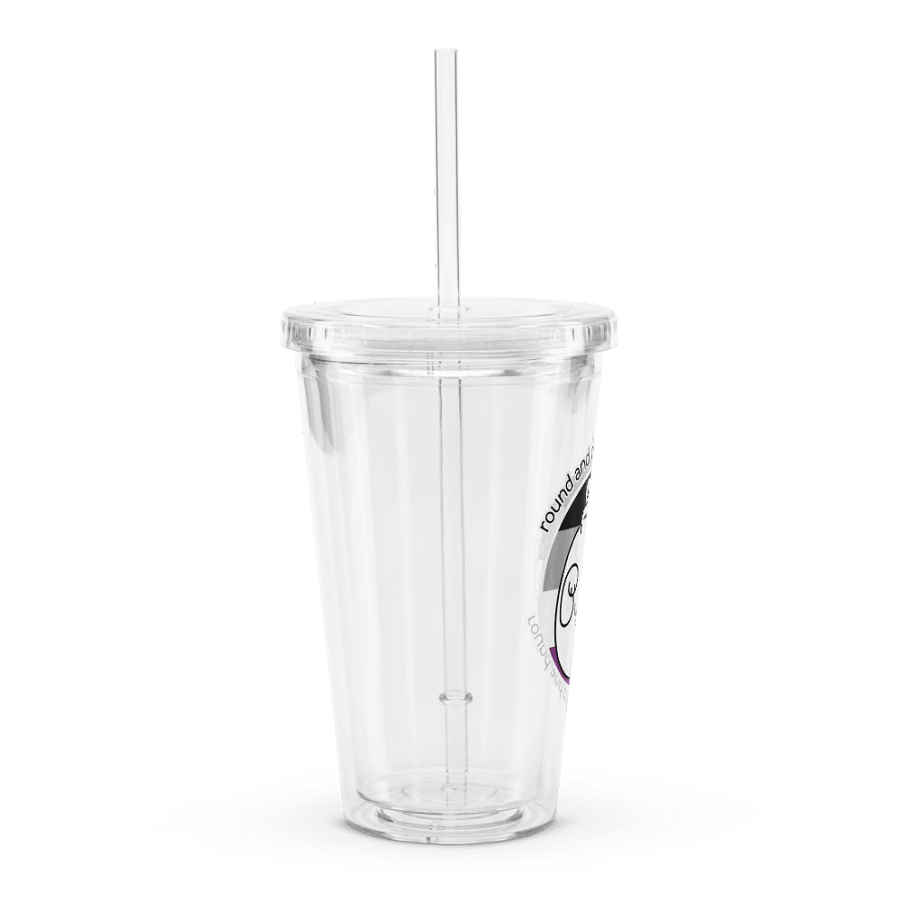 Round and Proud Manul Asexual Version - Transparent Cup & Straw product image (3)