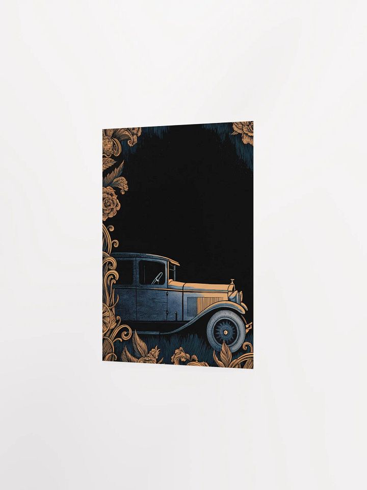 Vintage Car Floral Framed Poster product image (5)