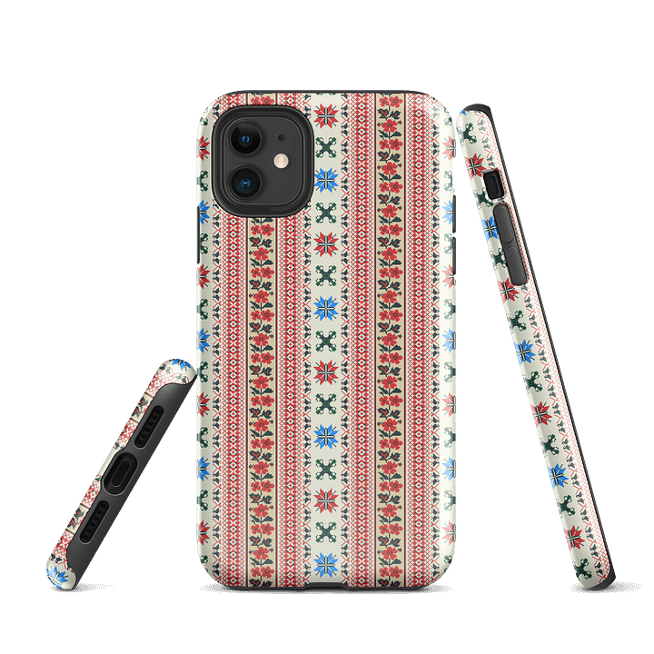 Neutral Tatreez iPhone Case product image (1)