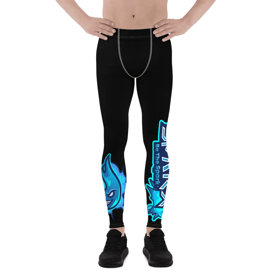 Mens Workout Leggings - Black product image (6)