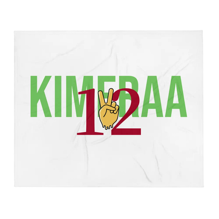 Peace Sign Numbers Throw Blanket product image (1)