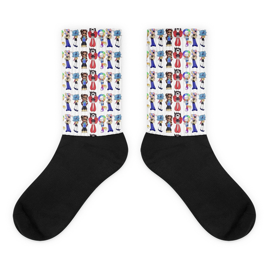 White Group Chibi Socks product image (2)