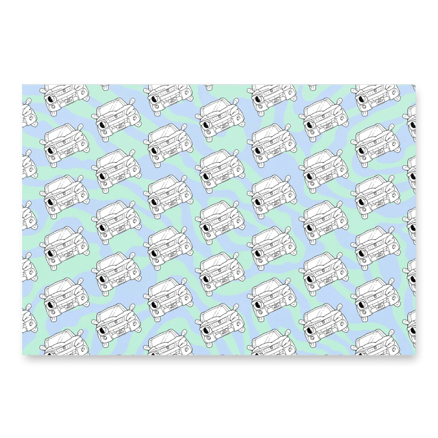Rubberhose Full Crew Wrapping Paper Sheets product image (1)