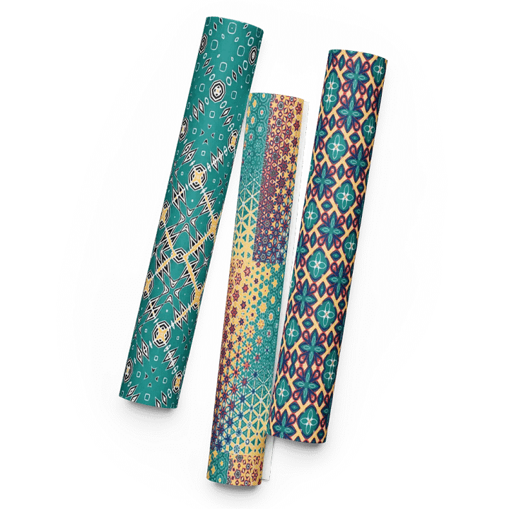 Wrapping Paper Colorful Set of 3 product image (1)