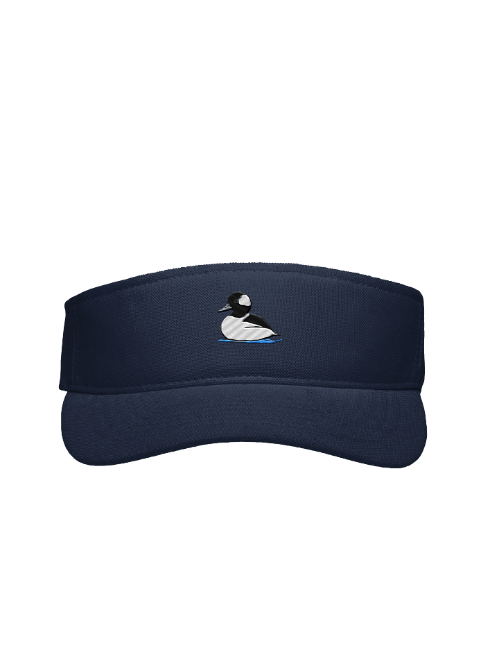 Buffle Head Duck Embroidered Moisture-Wicking Visor product image (1)
