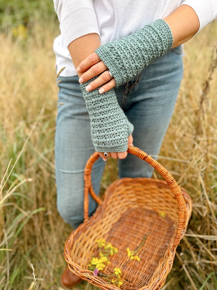 Mystical Mitts - Crochet Fingerless Mitts Pattern Child to Adult Sizes product image (1)