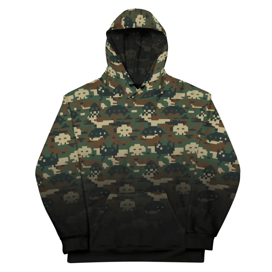 Space Invaders Camo Unisex Hoodie (Poison) product image (11)