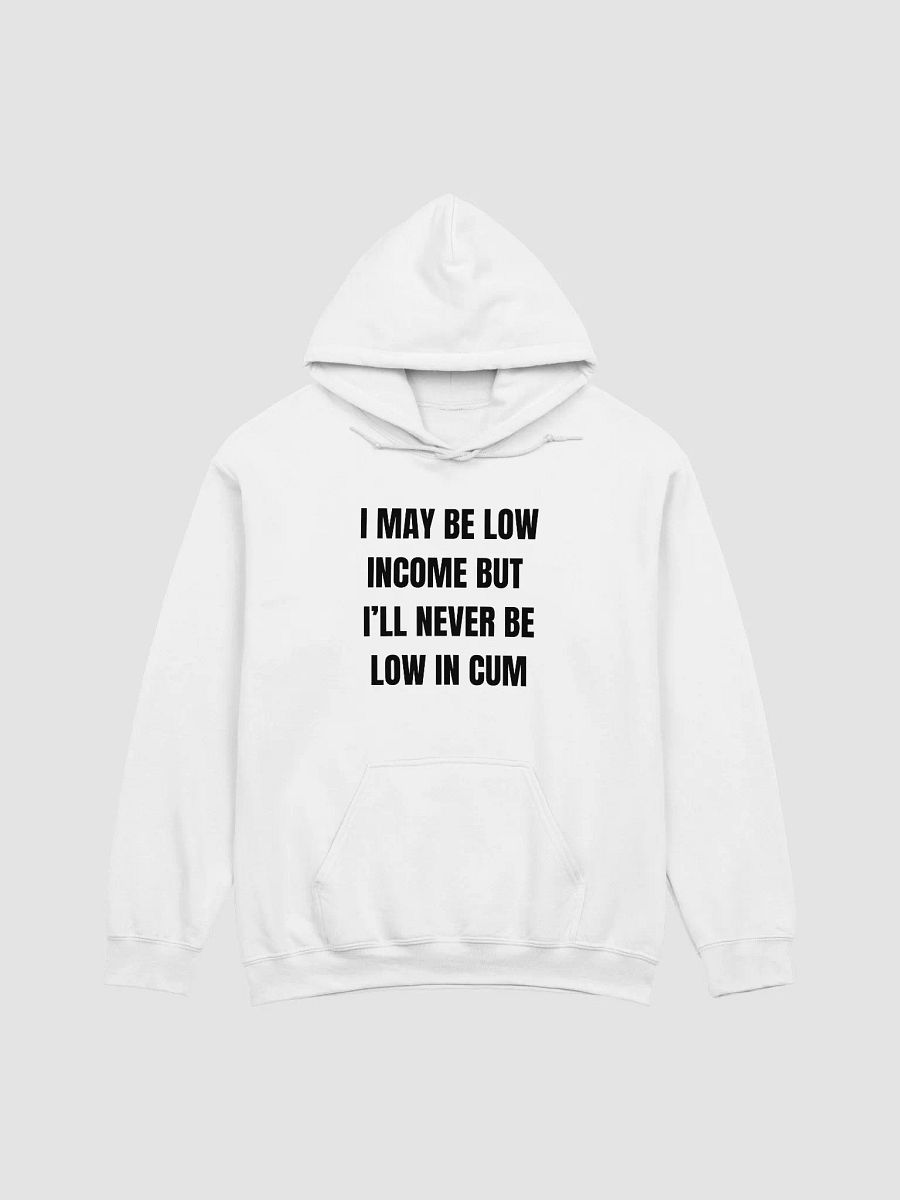 I May Be Low Income But I'll Never Be Low In Cum Hoodie product image (1)