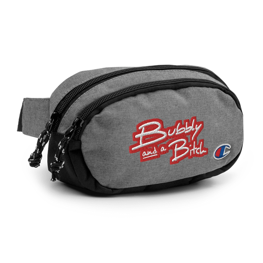 Bubbly and a B (red bubble design 2) champion fanny pack product image (3)