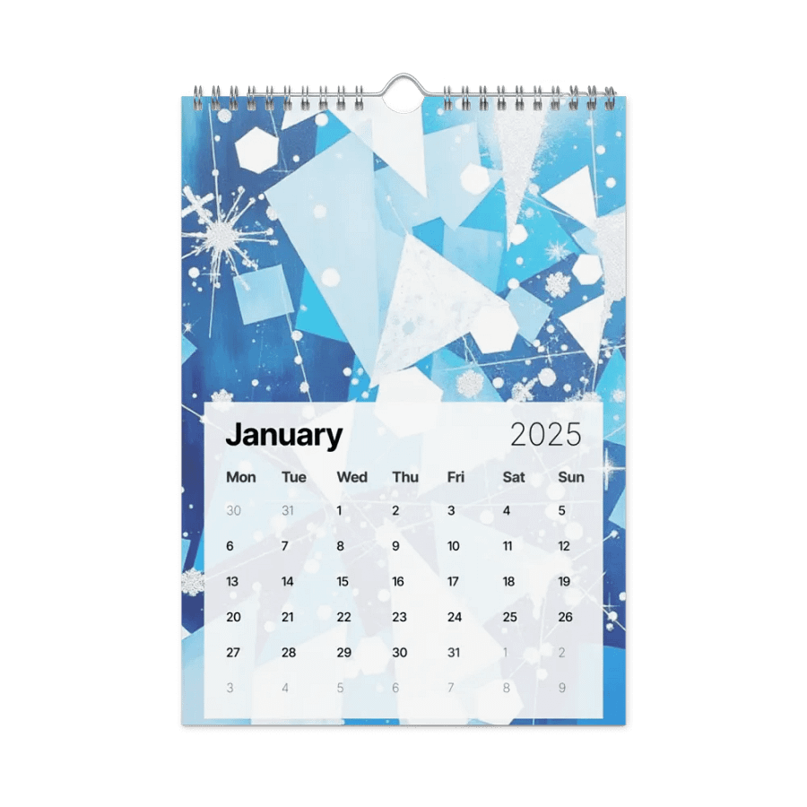 ART ABSTRACT WALL CALENDAR 2025 product image (6)