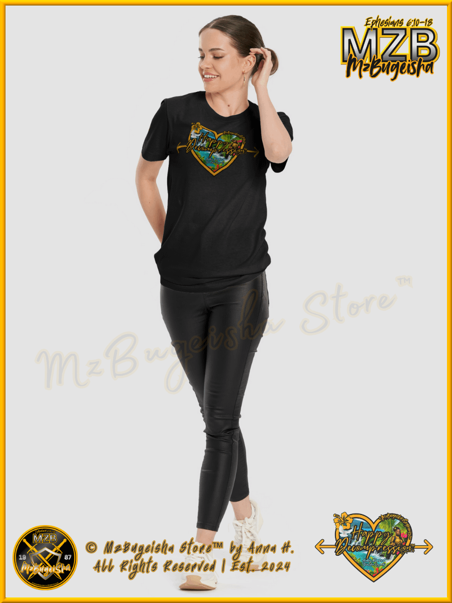 T-Shirt - MzBugeisha Segments™ "Happy Decompression™" Comfort T-Shirt By Anna H. product image (7)