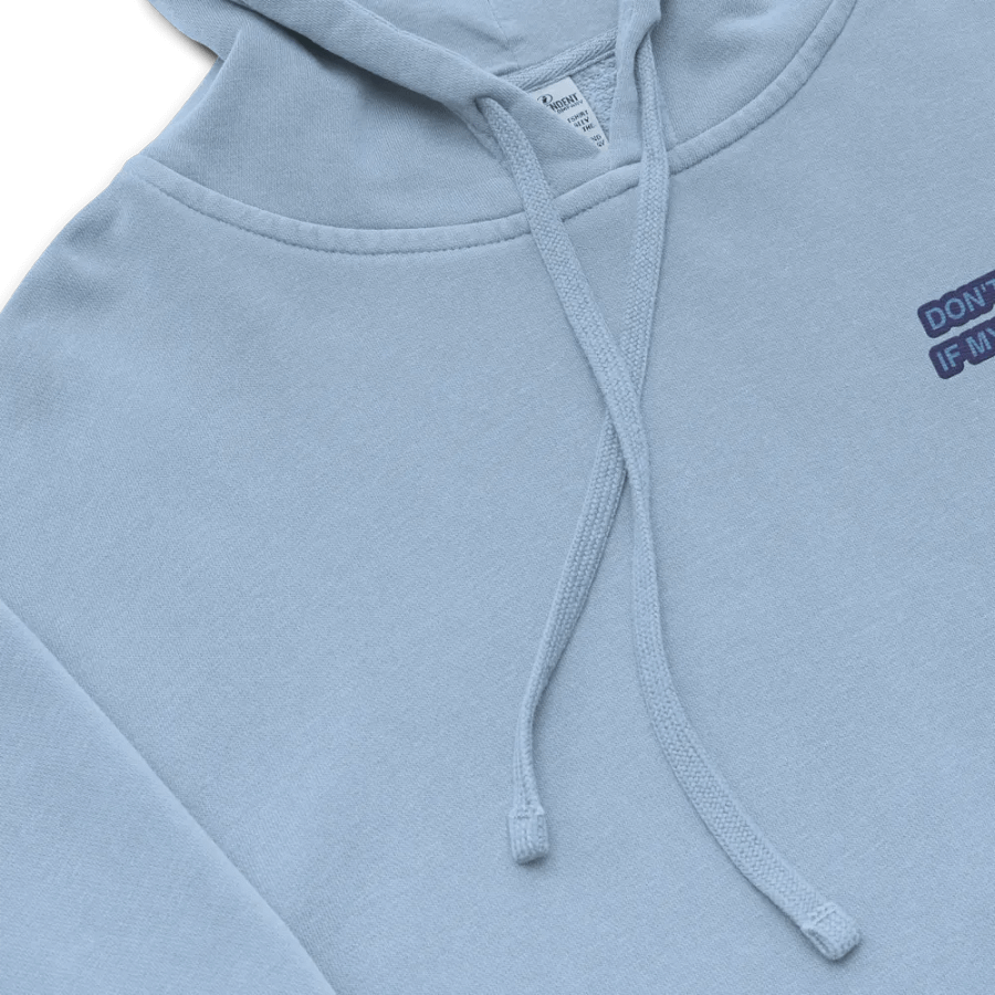 L.C. HEADPHONES ON (electric design) embroidered pigment hoodie product image (8)