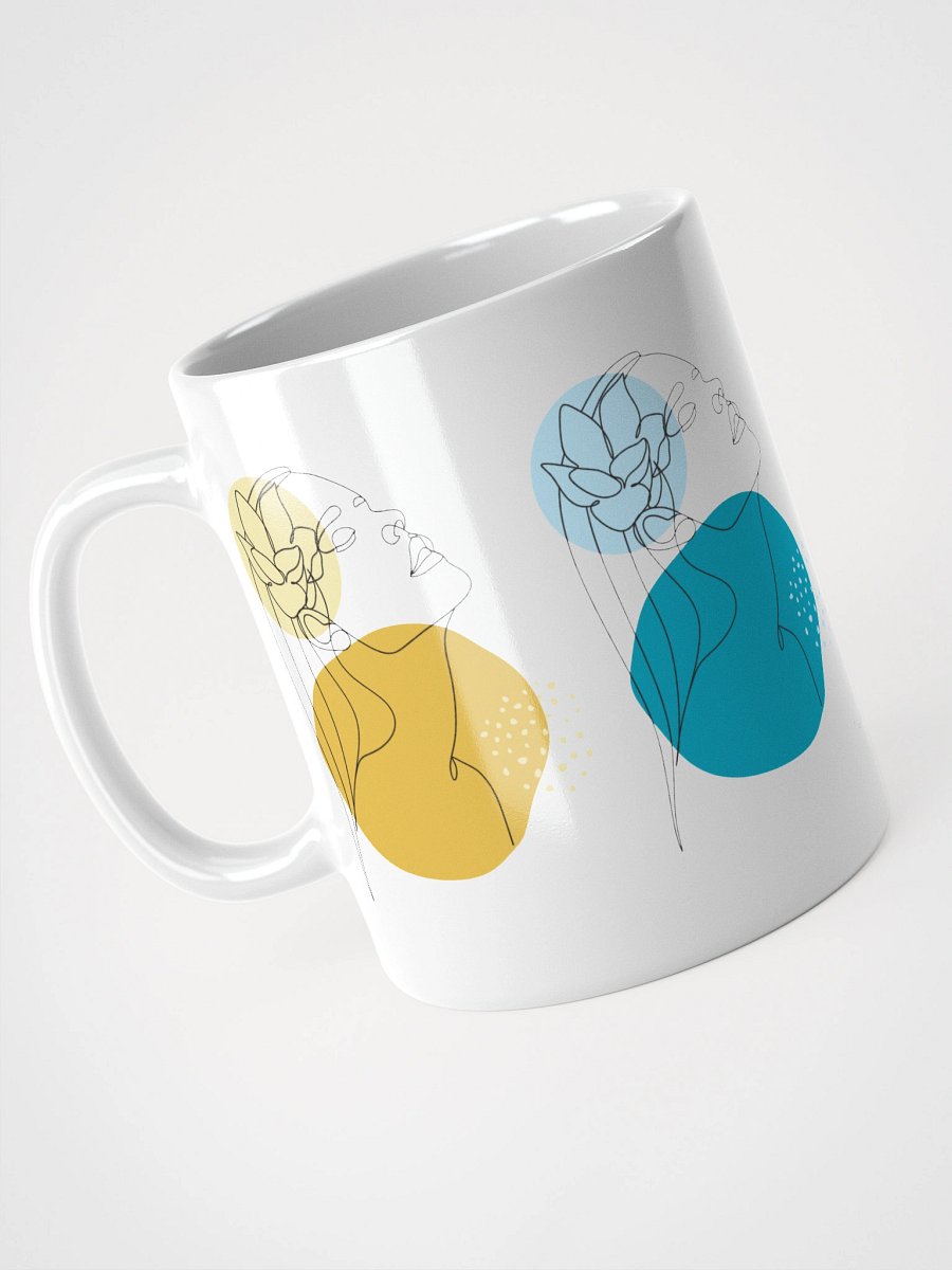 Mug Blanc Equilibre Femme Solaire - Vibrations d'Energie - Idée Cadeau Raffiné product image (3)