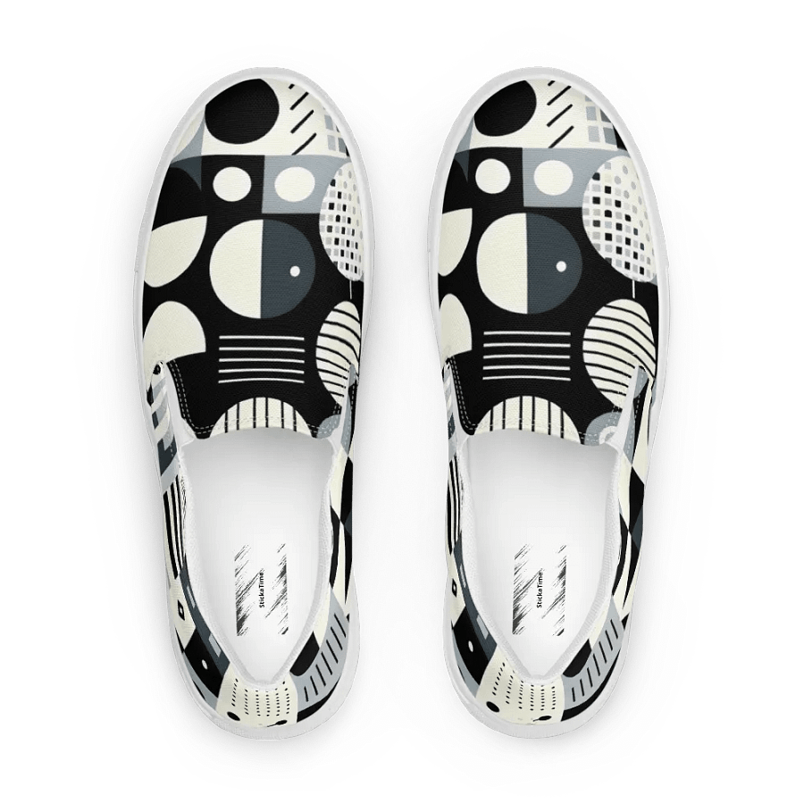 Abstract Geometric Women's Slip-On Shoes product image (1)