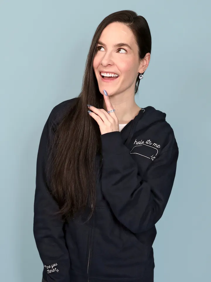 holo it's me Zip-Up Hoodie product image (1)
