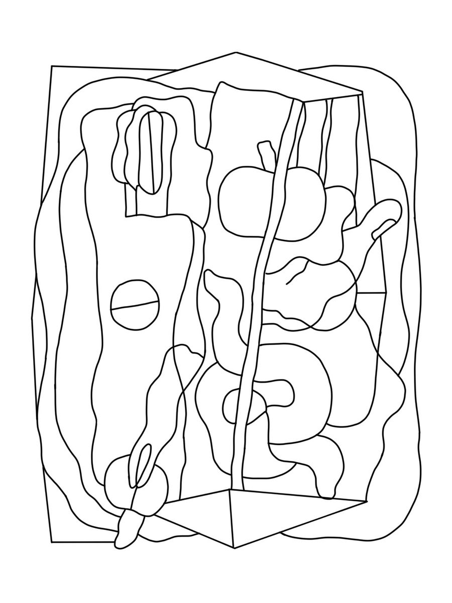 PDF, PNG - Shapes in Motion: Coloring the Art of Georges Valmier product image (6)