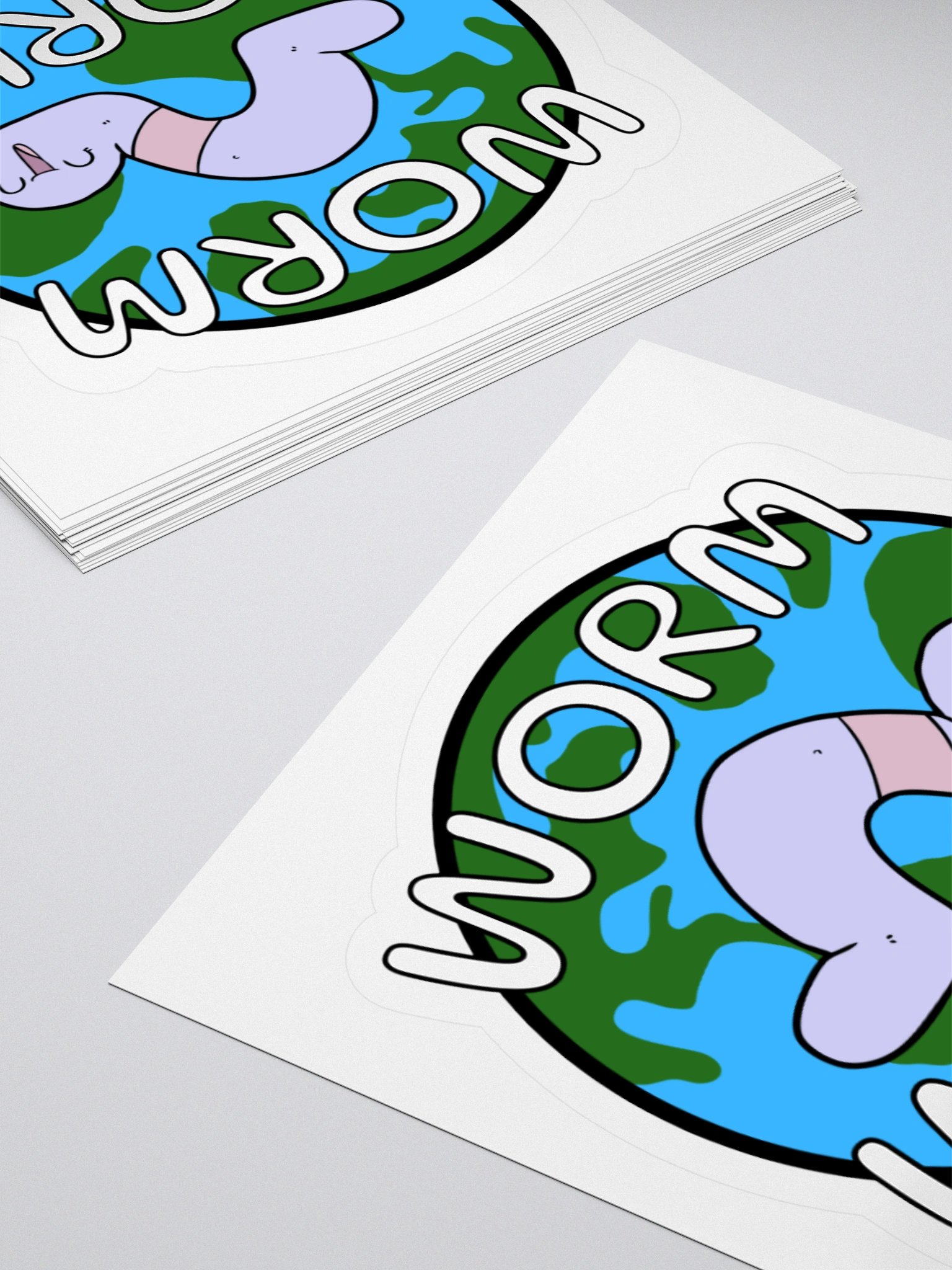 Worm World Sticker product image (4)