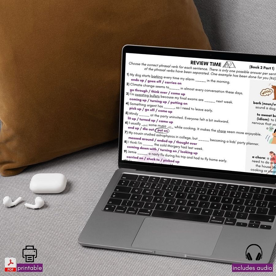 (PDF + Audio) BOOK 2: Your Phrasal Verb Journey | 179 phrasal verbs that every student needs to know product image (7)