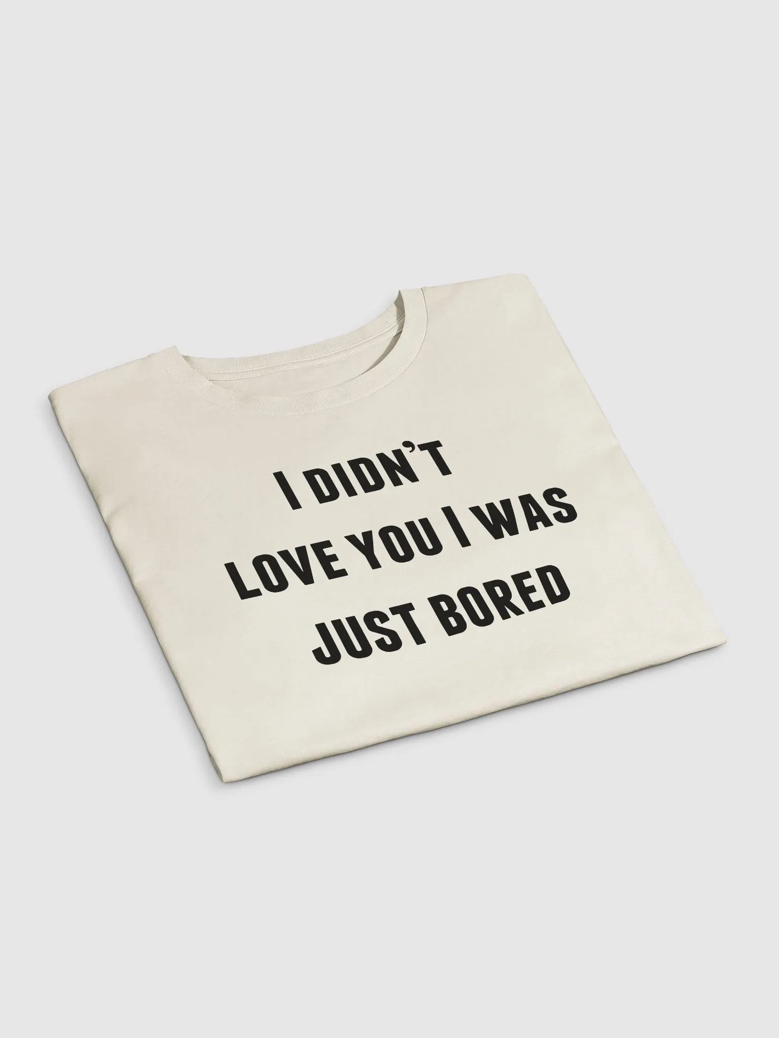 I DIDN'T LOVE YOU I WAS JUST BORED Premium Crop Top product image (3)