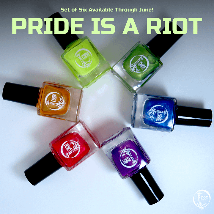 PRIDE IS A RIOT - Pride Rainbow Nail Polish Set product image (1)