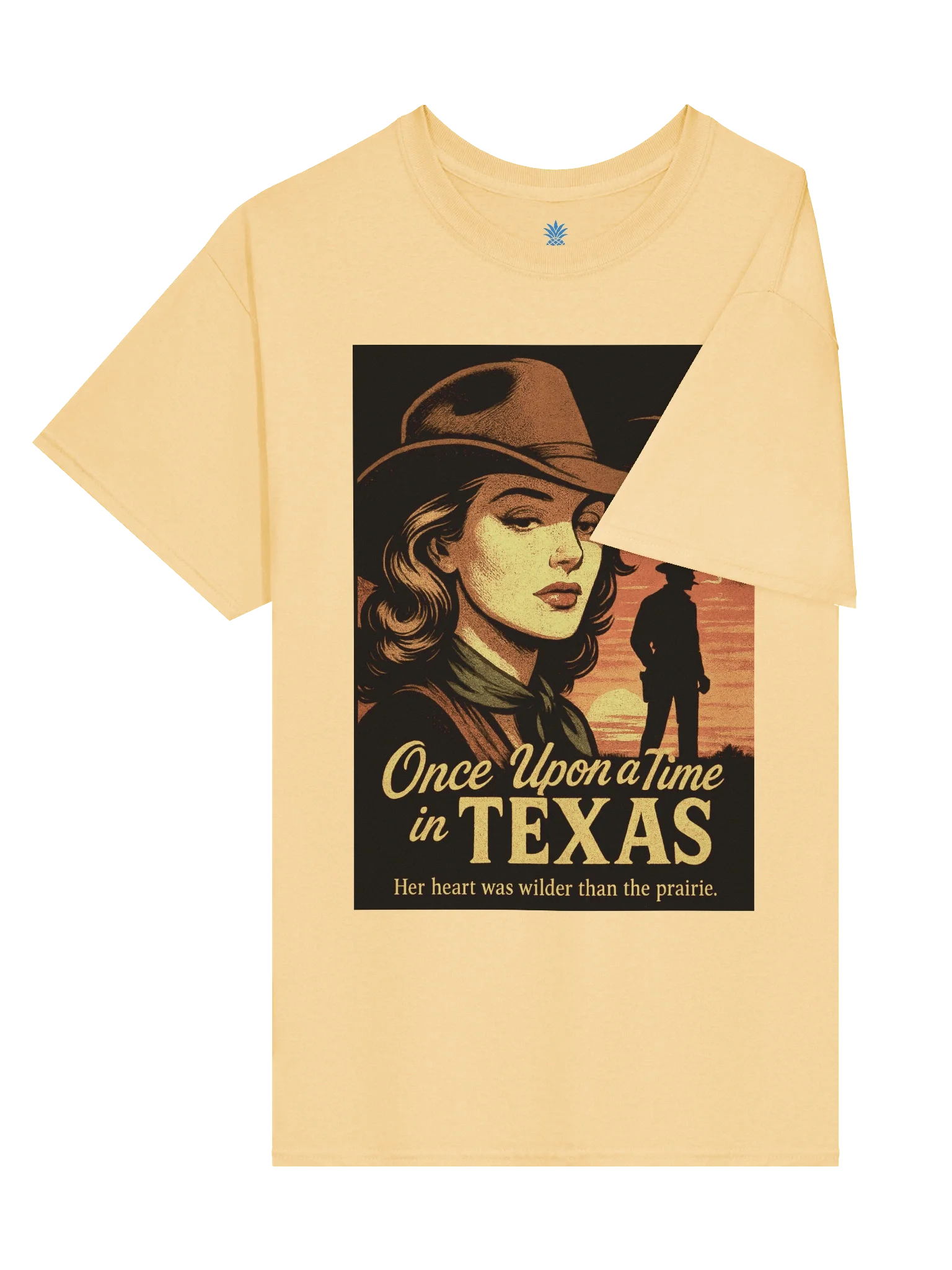 Once Upon a Time in Texas Faux 1950's Film Poster Boxy Fit Unisex T-Shirt product image (87)