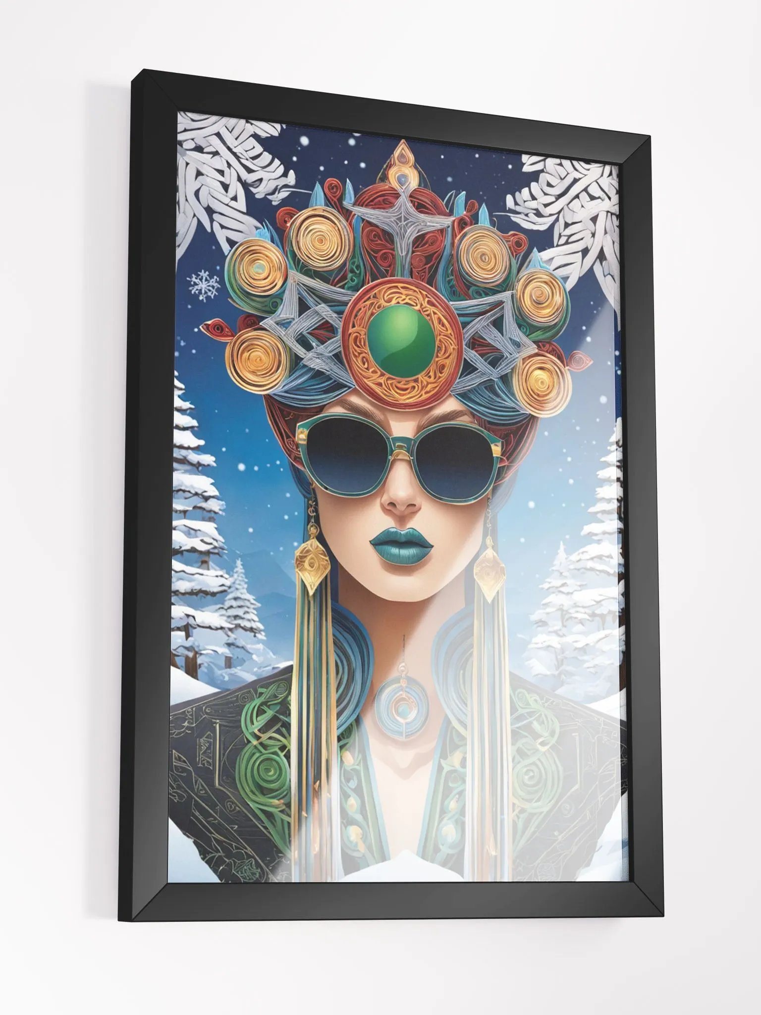 Winter Wiccan 10 - Framed Matte Poster product image (3)