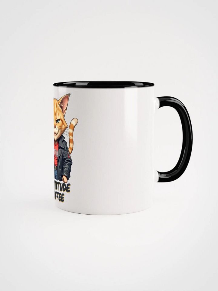 Cattitude and Coffee Ceramic Mug product image (7)
